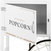 Royal Catering Vogn til popcornmaskine - hvid og guld
