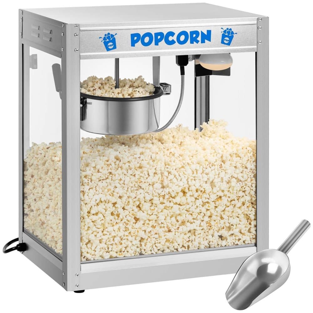 Royal Catering Popcornmaskin - Rostfritt stål