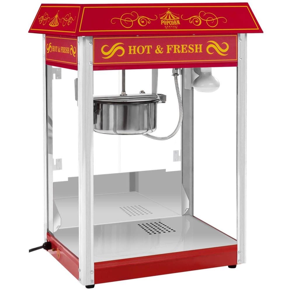 Royal Catering Popcornmaskin röd - USA-design