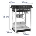 Miniatyrbild 10 av 10: Royal Catering Popcornmaskin – Svart tak