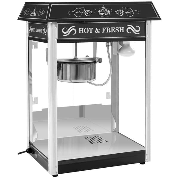 Royal Catering Popcornmaskin – Svart tak