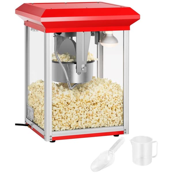 Royal Catering Popcornmaskin röd - 8 oz