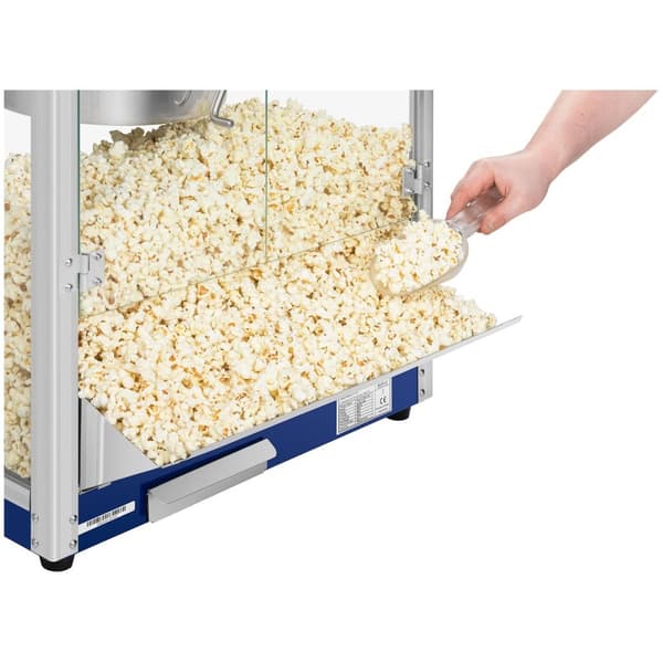 Royal Catering Popcornmaskin - blå - 16 oz - XXL