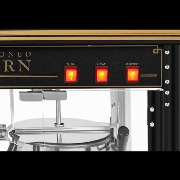 Popcorn Machine - Black & Golden