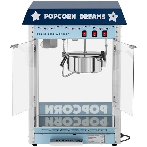 Royal Catering Popcornmaskin - Blå