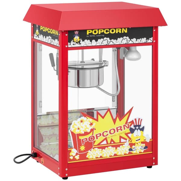 Royal Catering Popcornmaskin - rött tak