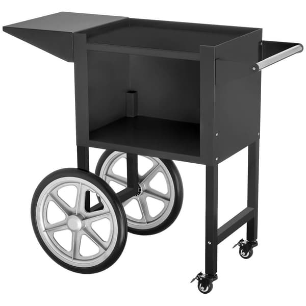 Royal Catering Popcornmaskin med vagn - Retrodesign - Svart