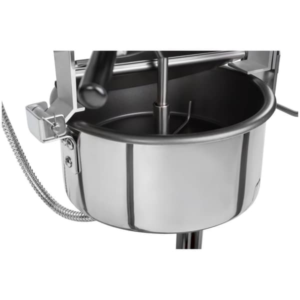 Royal Catering Popcornmaskin med vagn - Retrodesign - Svart