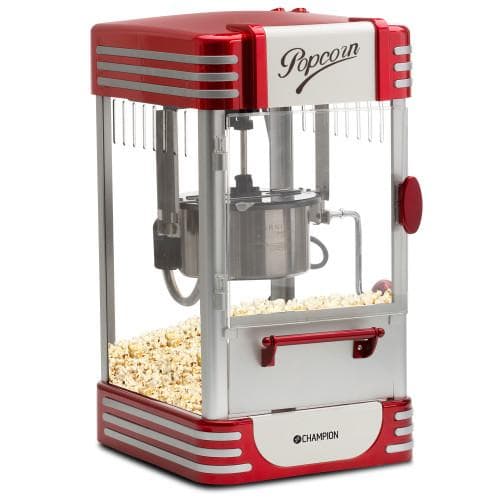 Popcornmaskin Retro XL Röd Met