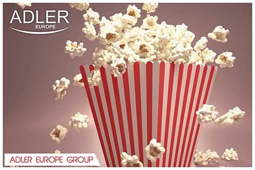 Adler popcornmaskin som ser ut som en fotboll