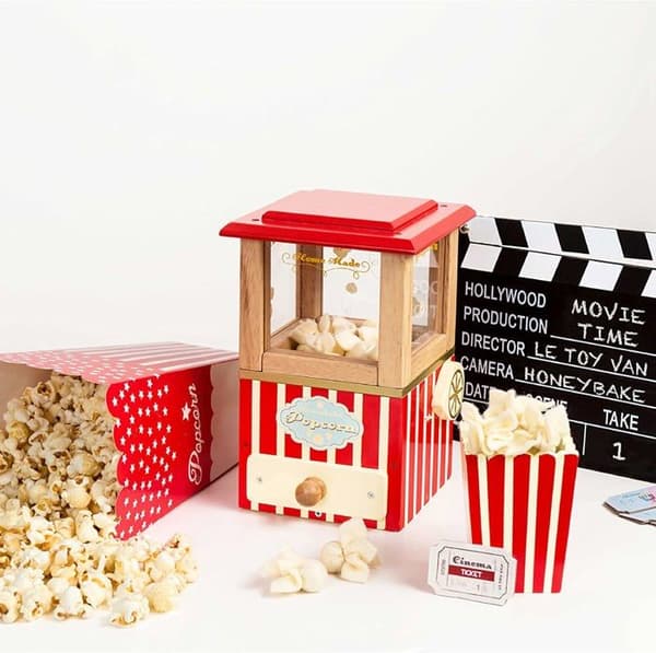Popcornmaskin - LE TOY VAN - Flerfärgad - 1200 Watt - Röd