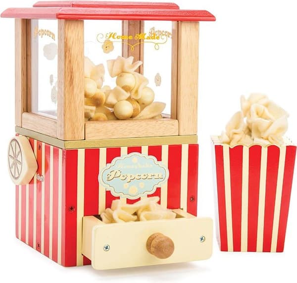 Popcornmaskin - LE TOY VAN - Flerfärgad - 1200 Watt - Röd
