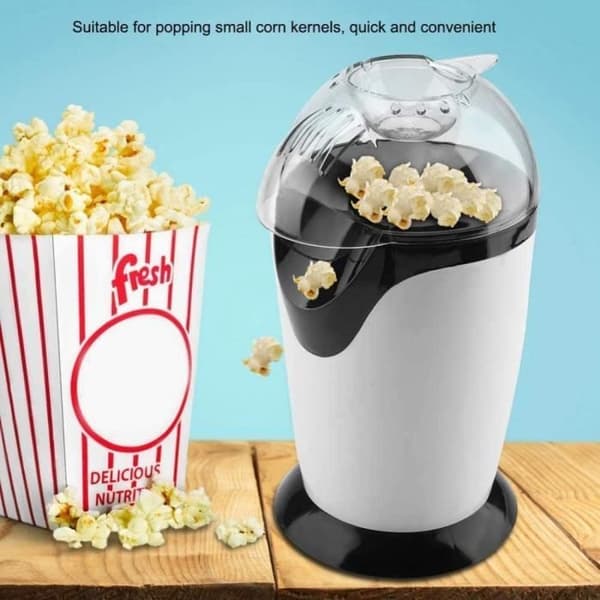 Elektrisk varmluftspopcornmaskin - i A366 - 1200W mini oljefri popcornmaskin