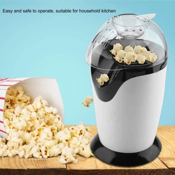 Elektrisk varmluftspopcornmaskin - i A366 - 1200W mini oljefri popcornmaskin
