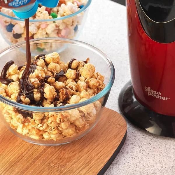 Popcorn Maker - Giles &amp; Posner - EK0493GVDEEU7 - 1200 W - Oljefri - Röd
