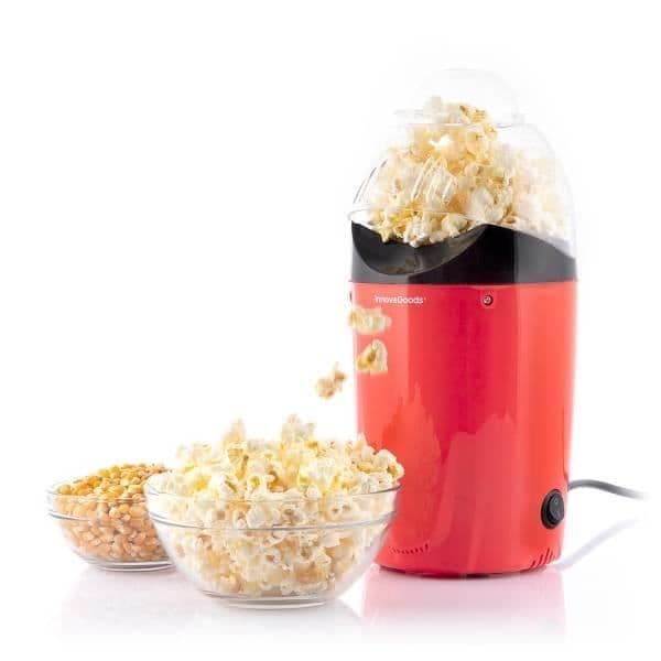 Popcornmaskin - InnovaGoods - PopCot - Röd - 1200 W - Kompakt design - Varmluft