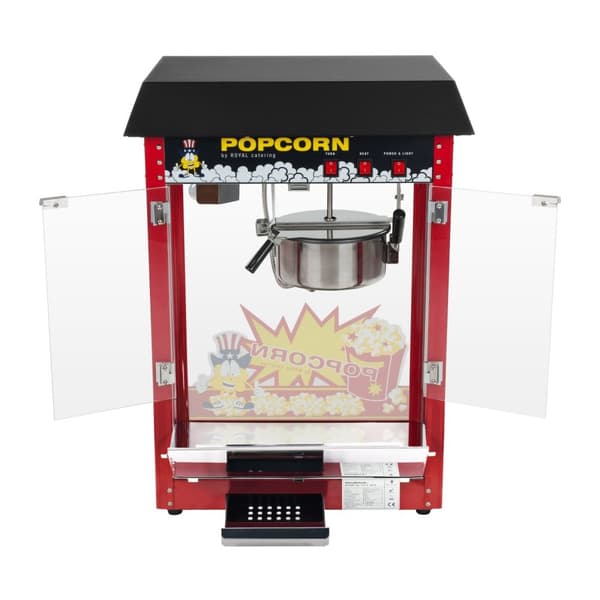 Bar popcorn kone mustalla katolla