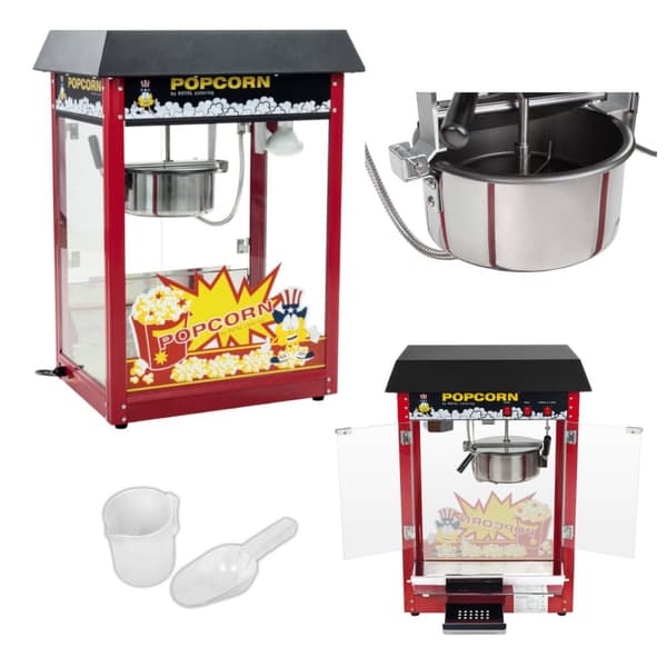 Bar popcorn maskine med sort tag