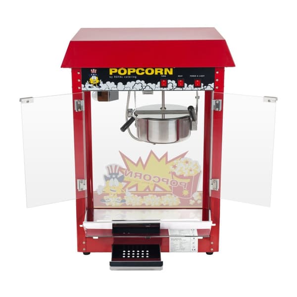 Bar popcorn kone punaisella katolla