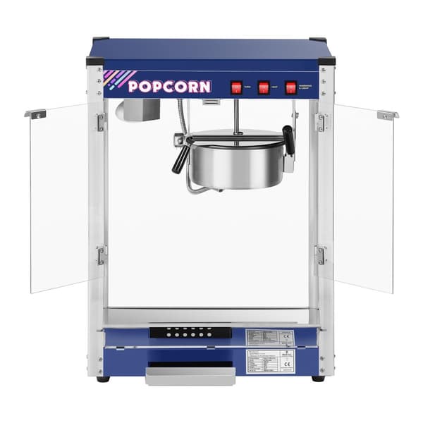 Professionel effektiv popcornmaskine 1350W 8 oz Royal Catering RCPR-1350