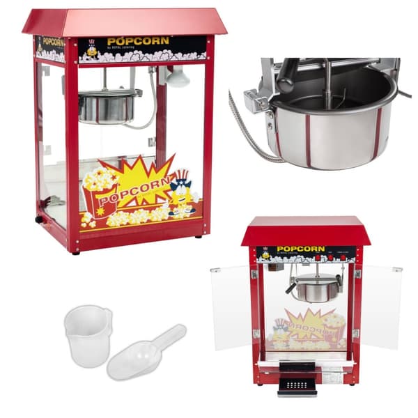 Bar popcorn maskine med rødt tag