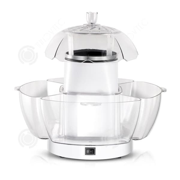 INN Popcornmaskin 1000W hemmahushållningar blåsa upp popcorn helt automatiskt 30x30cm hushållsapparater DIY lätt att göra