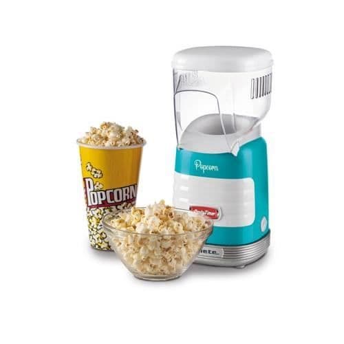Popcornmaskin - Ariete - Party Time - Varmluftsmatlagning - Blå