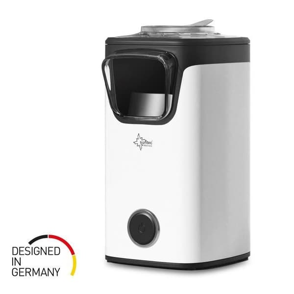SUNTEC POP-8618 FETFRI popcornmaskin - Varmluft - Enkel dosering - Vit