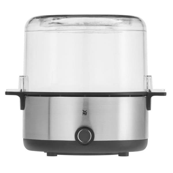 WMF Kitchenminis popcornmaskin - Non-stick skål i rostfritt stål - 250W - Grå