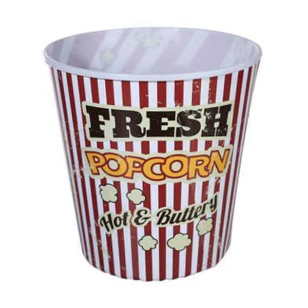 XXL popcornhink - OUT OF THE BLUE - Popcornmaskin - Röd/vit - 3L - 17,5 cm