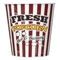 Miniatyrbild 1 av 4: XXL popcornhink - OUT OF THE BLUE - Popcornmaskin - Röd/vit - 3L - 17,5 cm