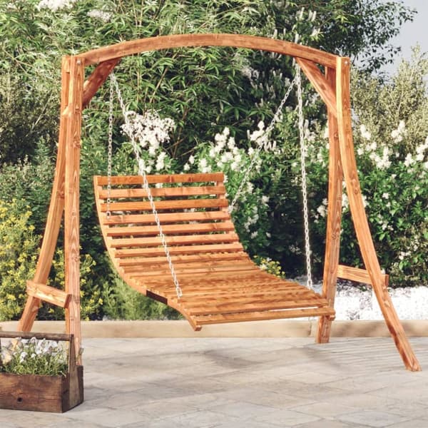 Tillbehör för hammockar - Living Hängsäng med massivt böjträ med teakyta 115x147x46 cm