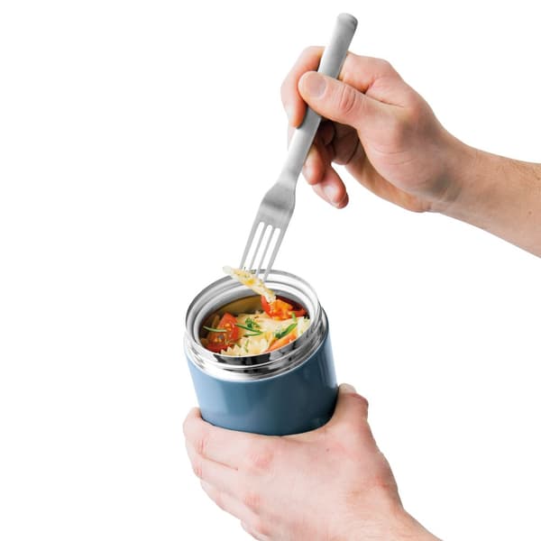 BergHOFF 0,75L isoleret madbeholder - Lkagesikker beholder i rustfrit stl til frokost, supper eller salater, tler opvaskemaskine