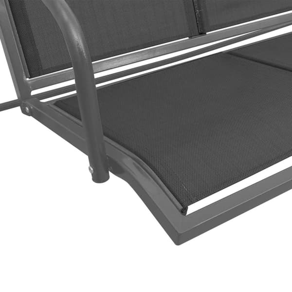 vidaXL Hammock med tak svart