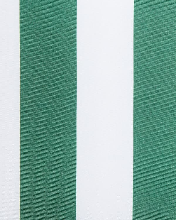Puutarhakeinu vihreävalkoinen 174 x 147 x 118 cm polyesteri teräs 3 hengelle katos UV-kestävä