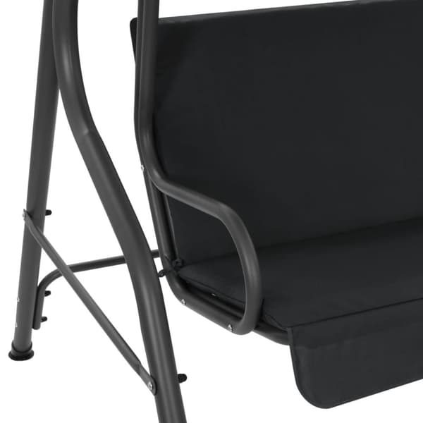 vidaXL gyngesofa 170x110x153 cm antracitgrå