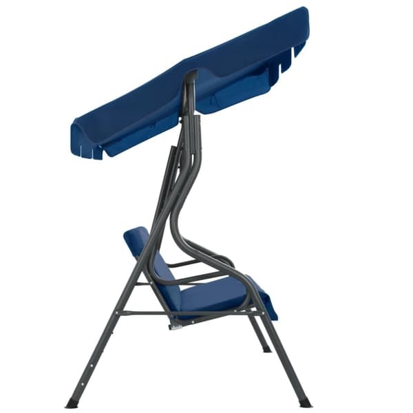 vidaXL Hammock mörkblå 170x110x153 cm tyg