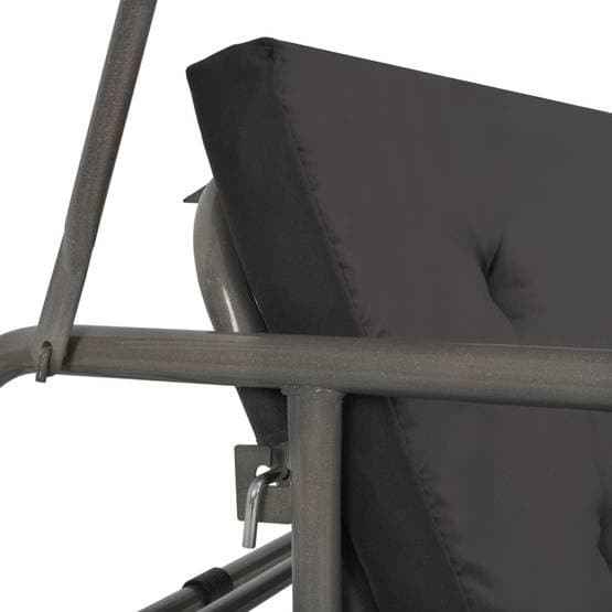 Hammock Med Tak Antracit 192X118X175 Cm Stål