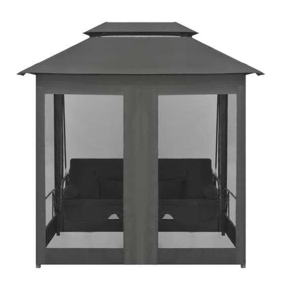 Hammock Med Tak Antracit 220X160X240 Cm Stål