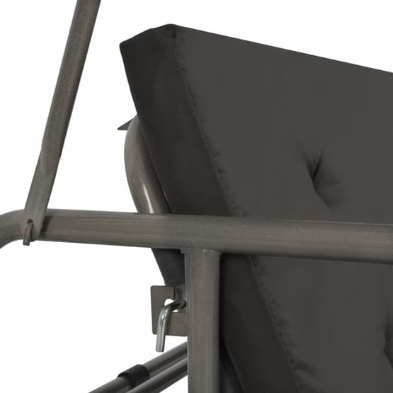 Hammock Med Tak Antracit 198X120X205 Cm Stål