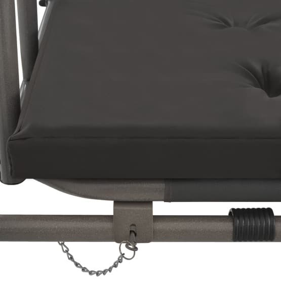 Hammock Med Tak Antracit 198X120X205 Cm Stål
