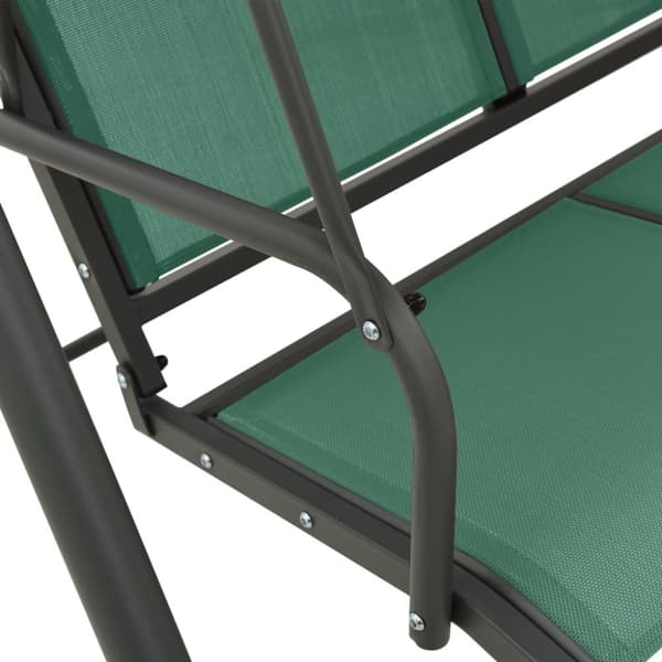 vidaXL Puutarhakeinu vihreä 170 cm textilene ja teräs