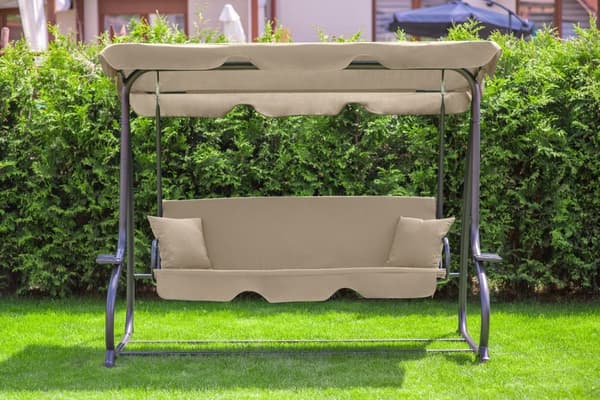 Swing sohva 3-istuttava beige - 230 x 127 x 172 cm