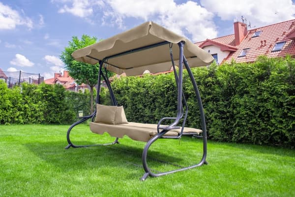 Swing sohva 3-istuttava beige - 230 x 127 x 172 cm