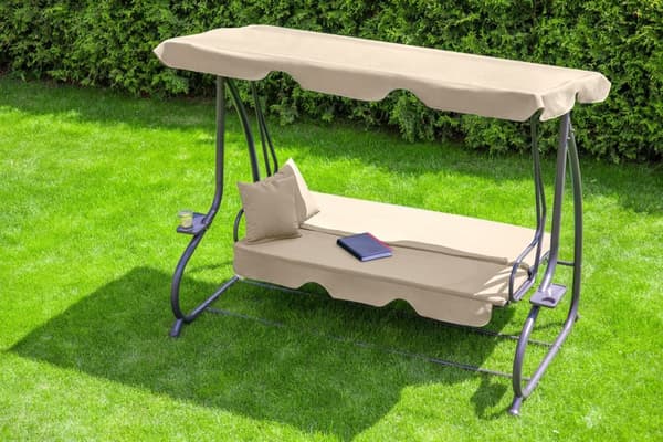 Swing sohva 3-istuttava beige - 230 x 127 x 172 cm