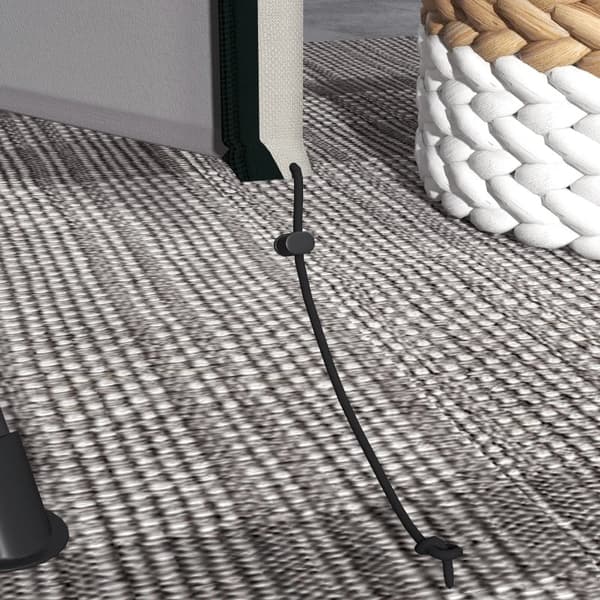 Rootz Porch Swing Cover - Repeämisenkestävä - Vedenpitävä Pölytiivis - Suuri neliö - Oxford Polyesteri - Harmaa - 177L x 114L x 152K cm