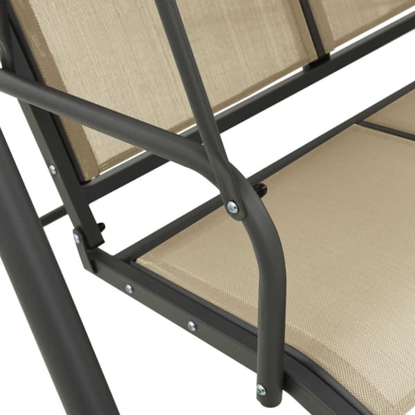 vidaXL Hammock med tak antracit och beige -  Hammockar