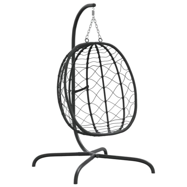vidaXL Hängstol med dyna antrait konstrotting & stål -  Hammockar