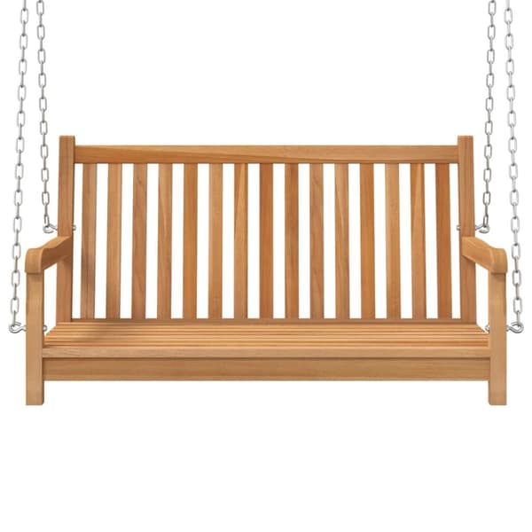 The Living Store gyngebænk 114x60x64 cm massivt teaktræ -  Gyngesofaer