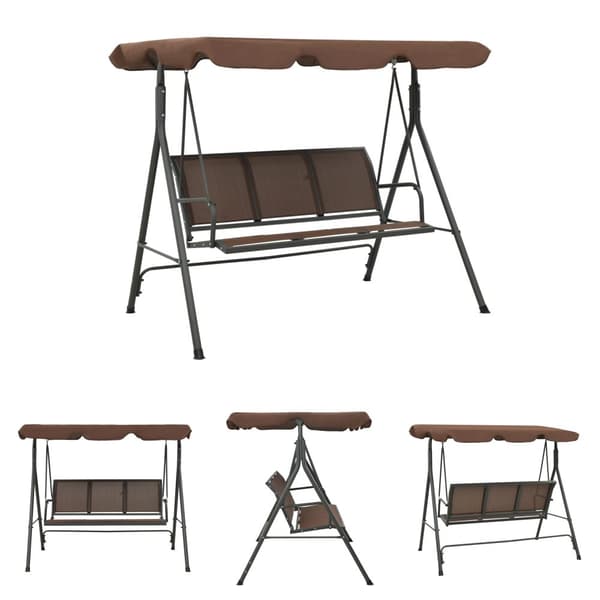 The Living Store Hammock med tak kaffebrun -  Hammockar